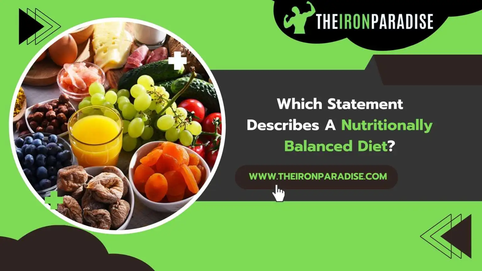 Which Statement Describes A Nutritionally Balanced Diet